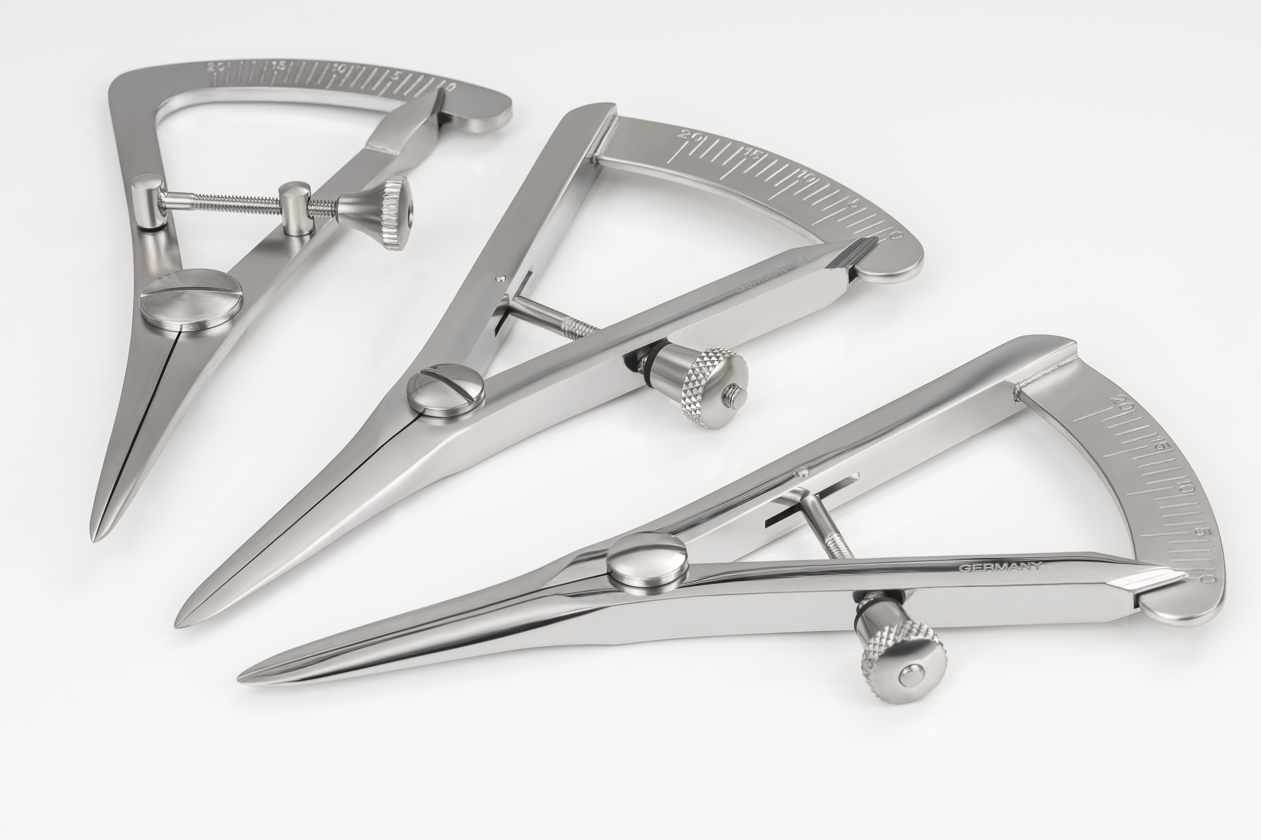 MICROQORE Measuring Instruments Collection – Castroviejo Caliper, Ophthalmic Caliper, Yasargil Series