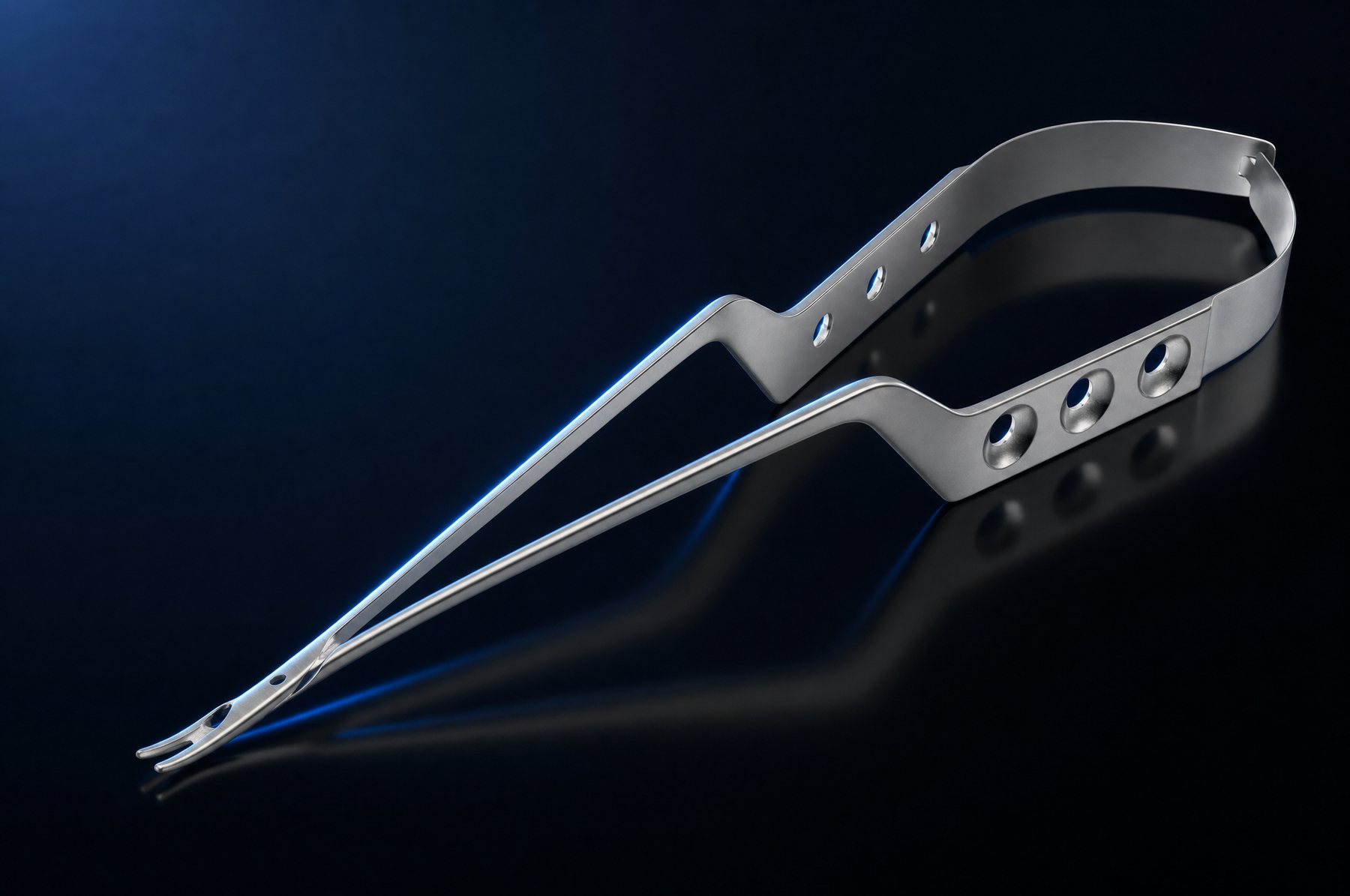Bayonet needle holder